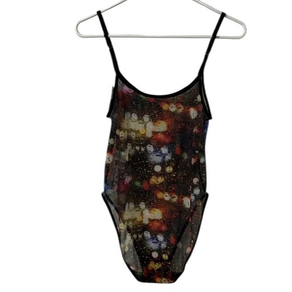 Parade Multicolor Sheer Mesh Bodysuit(Size Small) - Picture 3 of 8